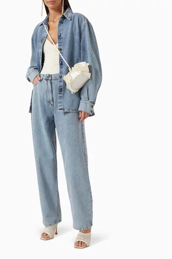 Straight-leg Jeans in Denim