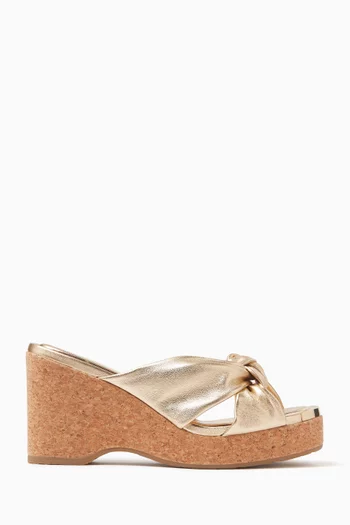 Avenue 95 Wedge Sandals in Leather