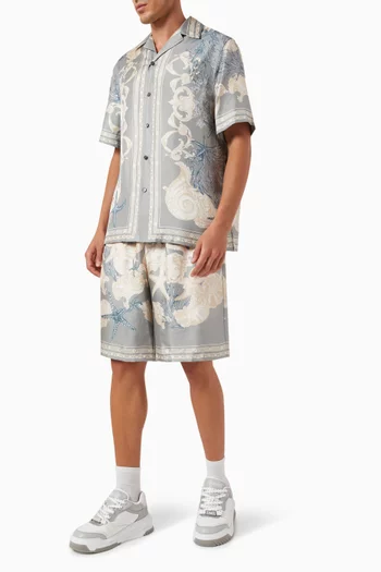 Barocco Sea Shorts in Silk