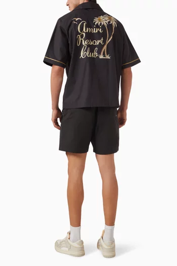 Resort Club Embroidered Shirt in Cotton