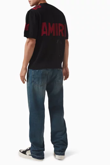 Perforated 22 Jersey T-shirt in Cotton