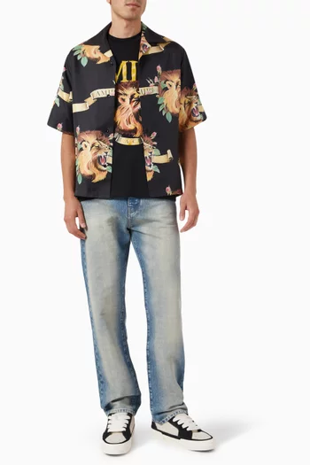 Lion T-shirt in Cotton