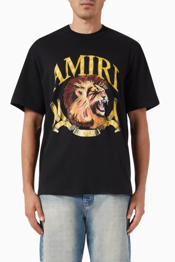 Lion T-shirt in Cotton