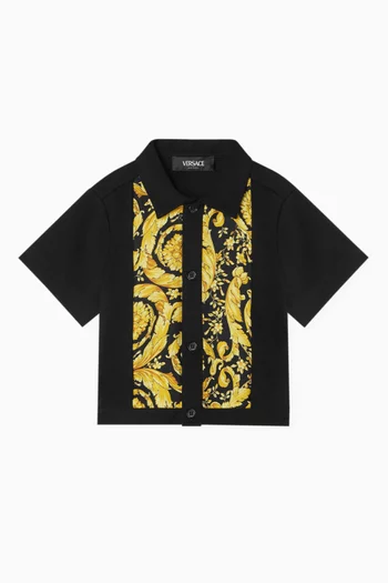 Barocco Shirt in Silk Twill