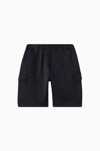 Cargo Shorts in Satin Gabardine