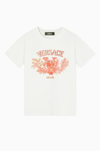 University Coral T-shirt in Cotton
