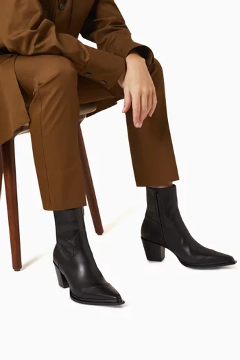 Cece 60 Ankle Boots in Leather