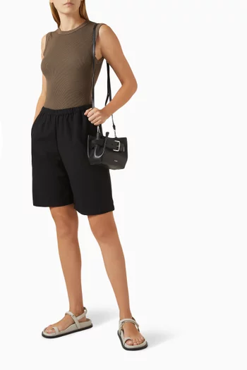 Knit Sleeveless Tank Top in Stretch Silk