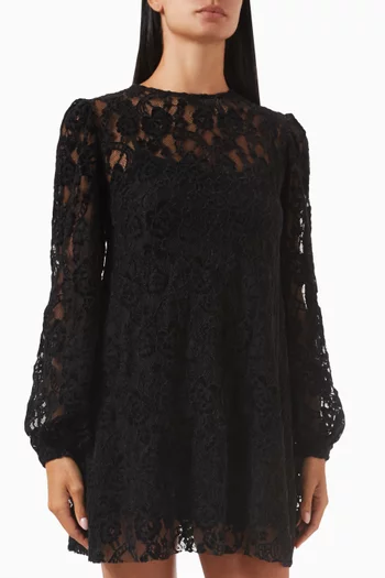 Dablon Mini Dress in Lace