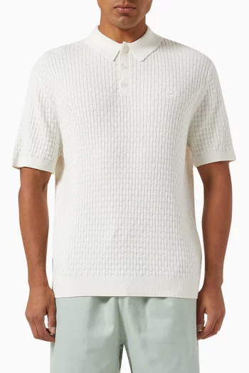 Tilden Short-sleeve Polo Shirt in Knit