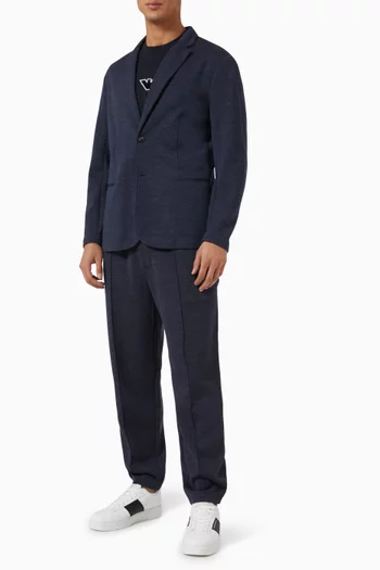 Travel Blazer in Wool-blend