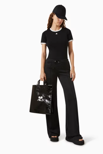 Signature Contrast T-shirt in Cotton