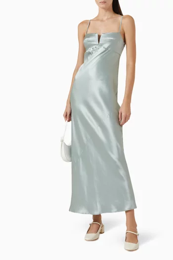 Brie Maxi Dress in Silk