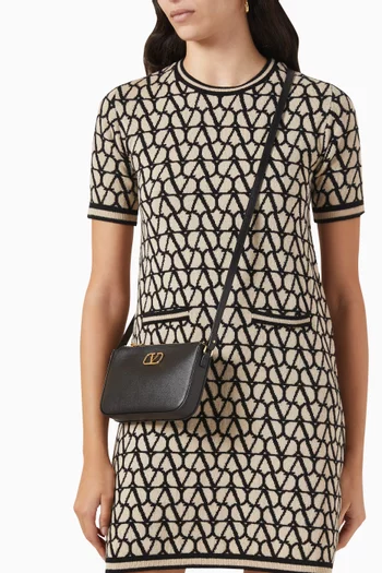 Valentino Garavani Mini VLOGO Crossbody Bag in Leather