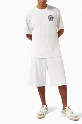 Logo Embroidred T-shirt in Cotton