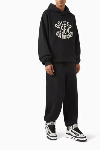 Re-edition Logo Oversized Hoodie in Cotton
