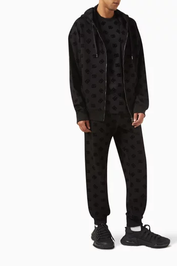 Re-edition DG-print Sweatpants in Cotton