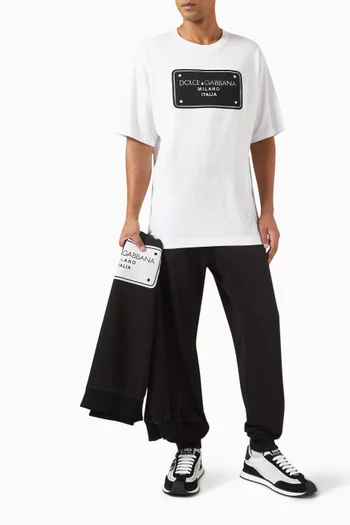 Re-edition Logo T-shirt in Cotton