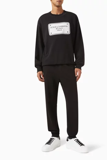 Re-edition Logo Sweatshirt in Cotton
