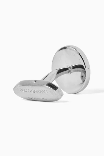 Logo Cufflinks in Metal