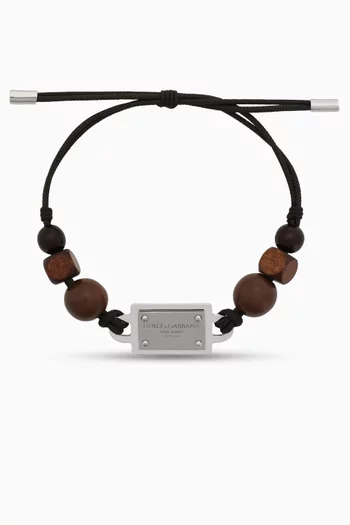 DG Plaque Cord Bracelet