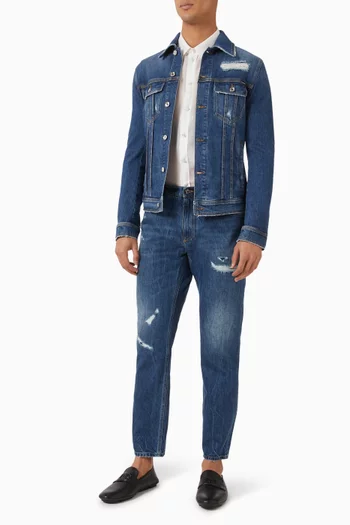 Jacket in Stretch Denim