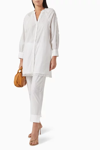 Nysa Co-ord Set in Cotton Poplin