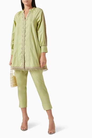 Nysa Co-ord Set in Cotton Poplin