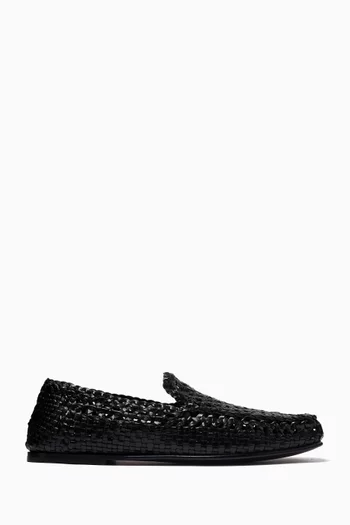 Interwoven Loafers in Leather
