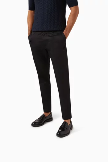 Logo Loafers in Calfskin Leather