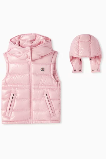 Ania Down Hooded Vest