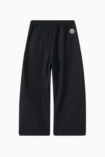 Wide-leg Pants in Wool-blend