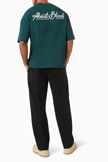 Banner T-shirt in Cotton