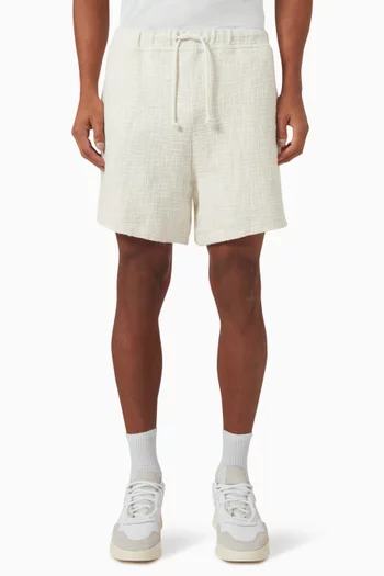 Textured Active Shorts in Cotton