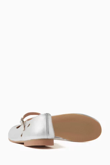 Alexa Ballerinas in Leather