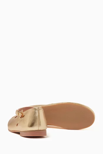 Alexa Ballerinas in Leather