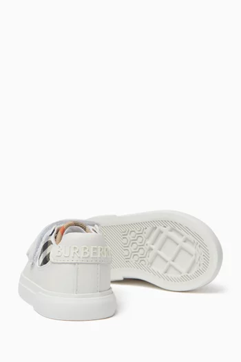 Noah Velcro Sneakers in Leather