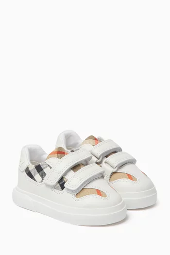 Noah Velcro Sneakers in Leather