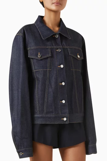 Button-up Jacket in Denim