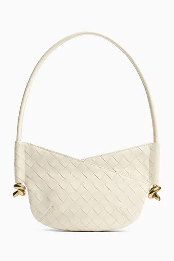 حقيبة كتف سولستيس ميني جلد مجدول