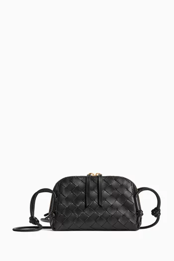 Concert Pouch in Intrecciato Leather
