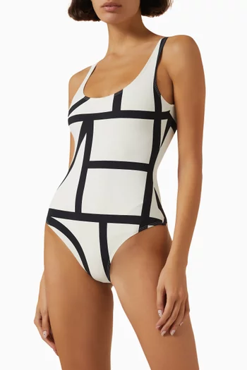 Monogram One-piece Swimsuit