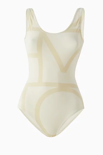 Monogram One-piece Swimsuit