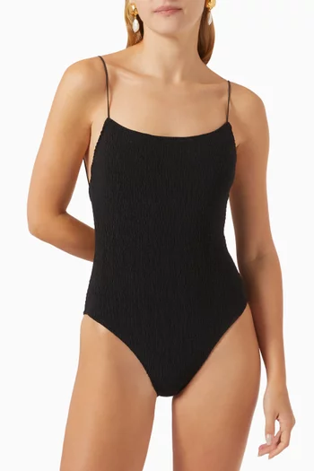 Smocked One-piece Swimsuit