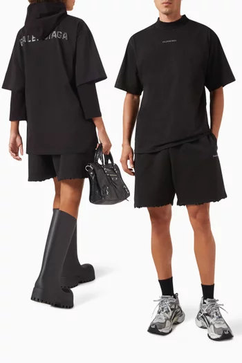 Unisex Back Logo T-shirt in Cotton-jersey