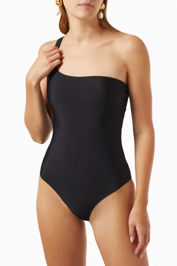 Apex One-shoulder Bikini Top in Stretch Nylon