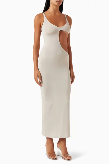 Neri Cut-out Maxi Dress in Jersey