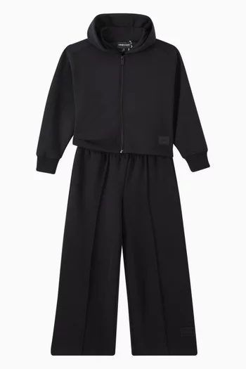 Logo Patch Pants in Modal-blend