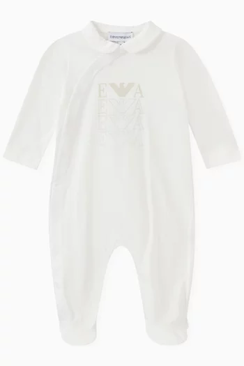 EA Logo Sleepsuit in Cotton