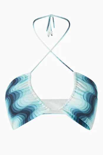Louisa Bikini Top in Stretch Nylon